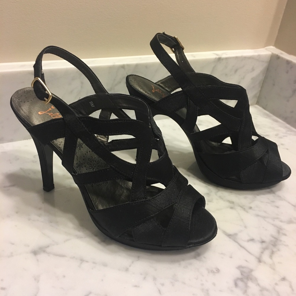 Jellypop Black Heels - Only Worn Once!